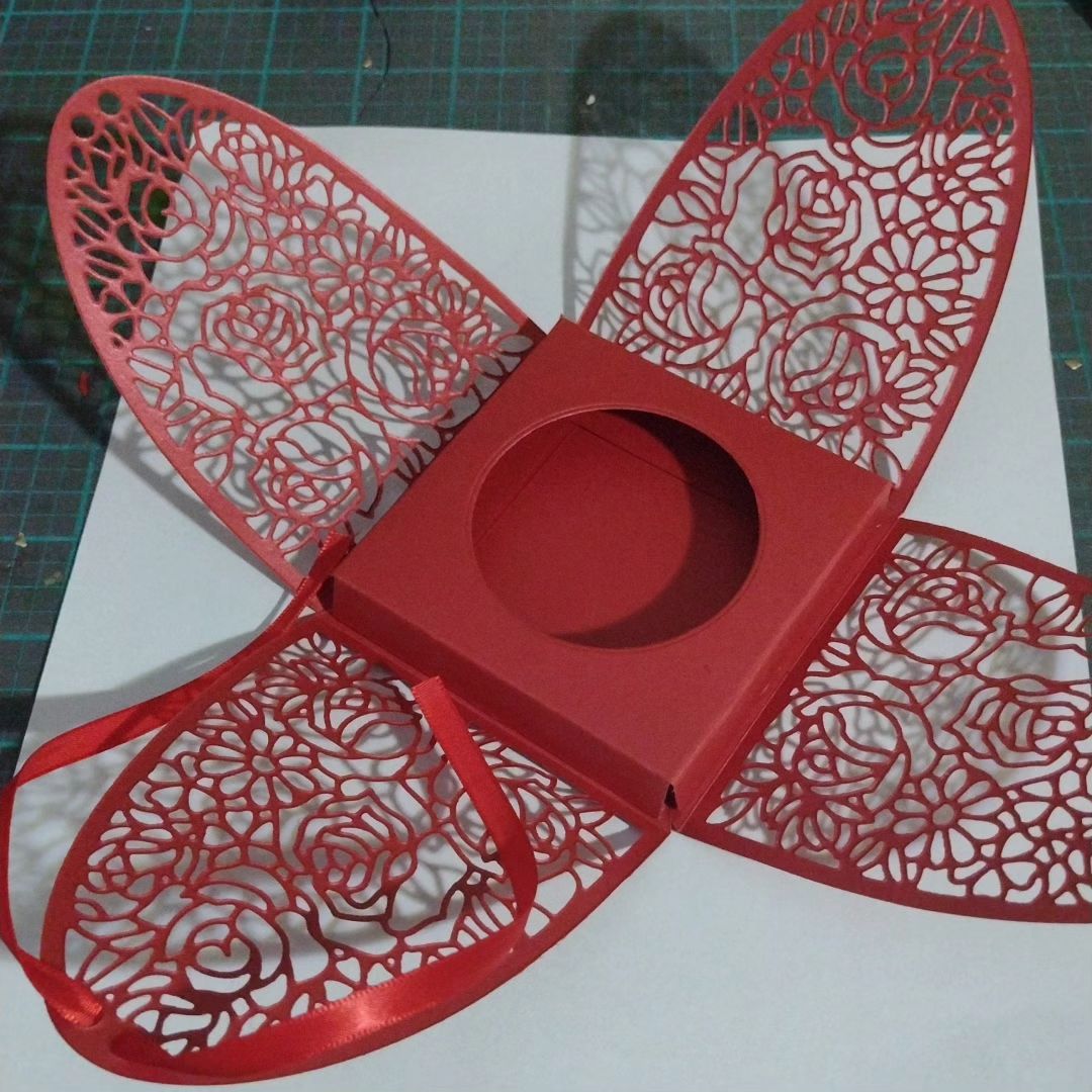 Rose Cup Cake Box